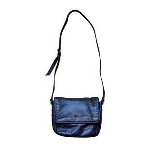 Stone Mountain Women Leather‎ Crossbody Purse Brown Adjustable Strap Minimalist